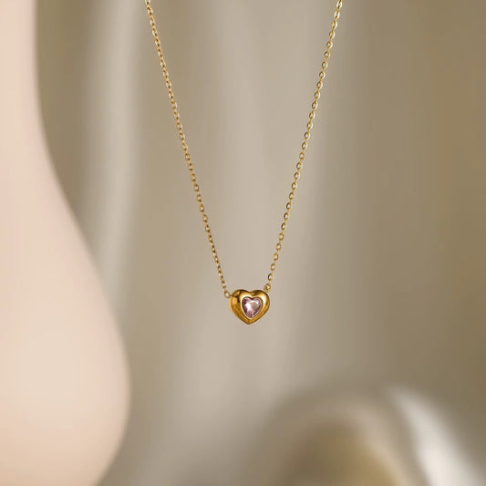 Stoned Heart Pendant