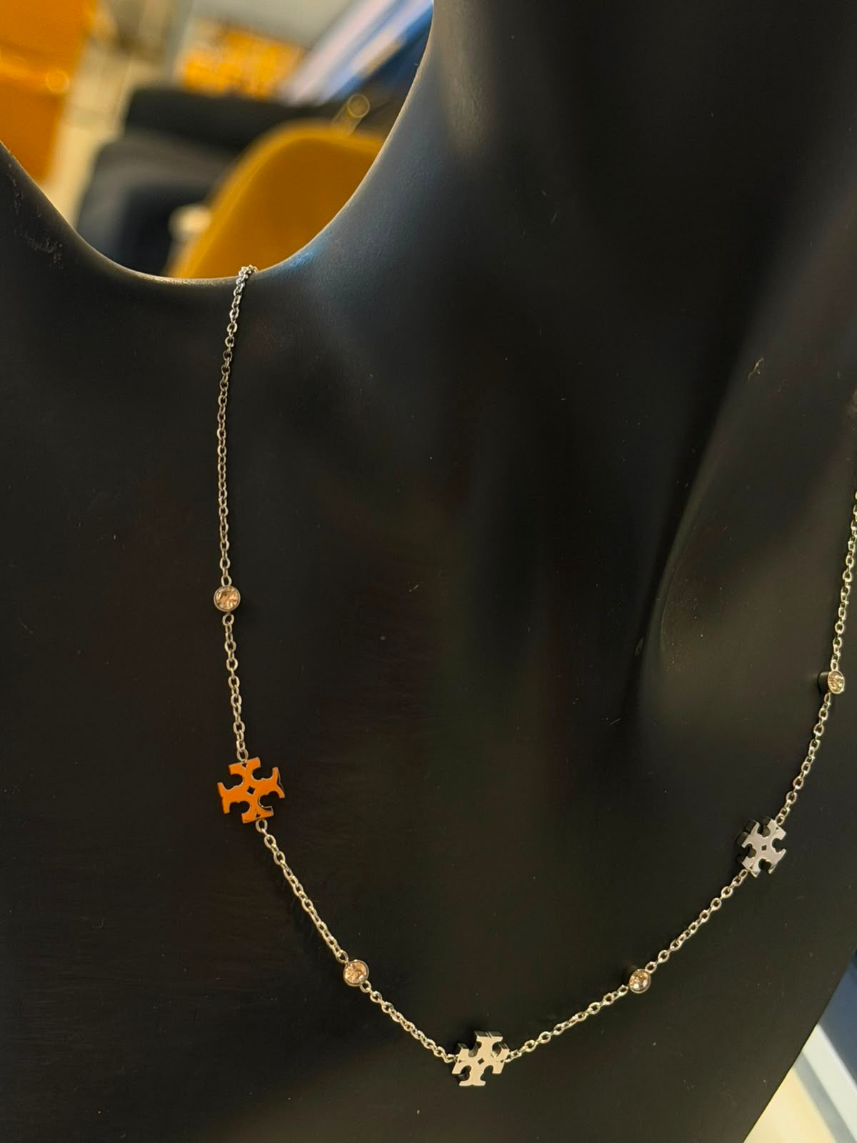Torry Silver Necklace+Earring