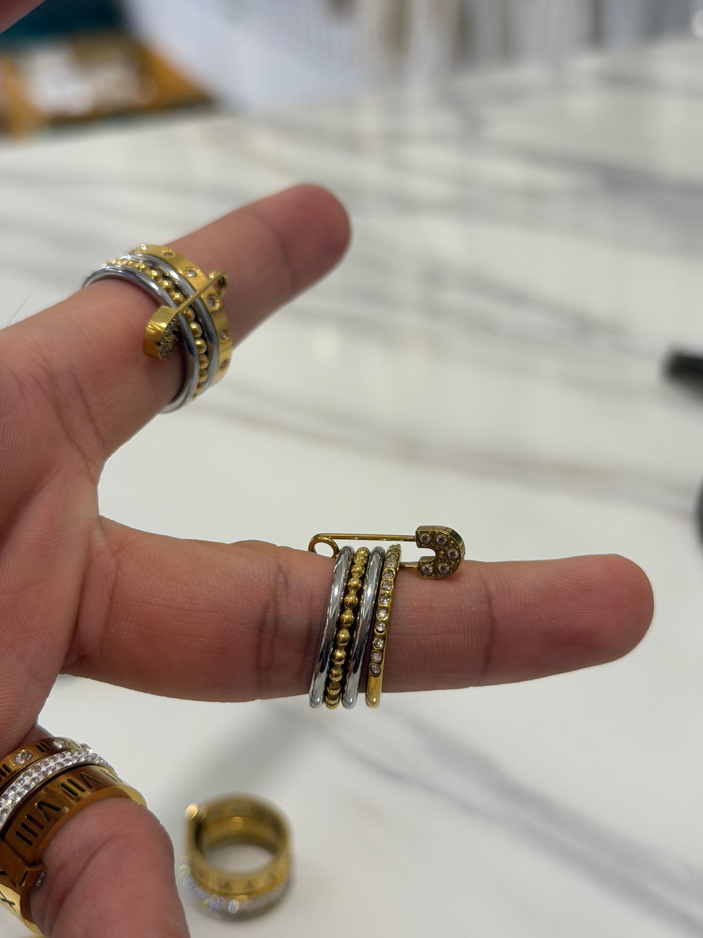 Safety Pin Ring
