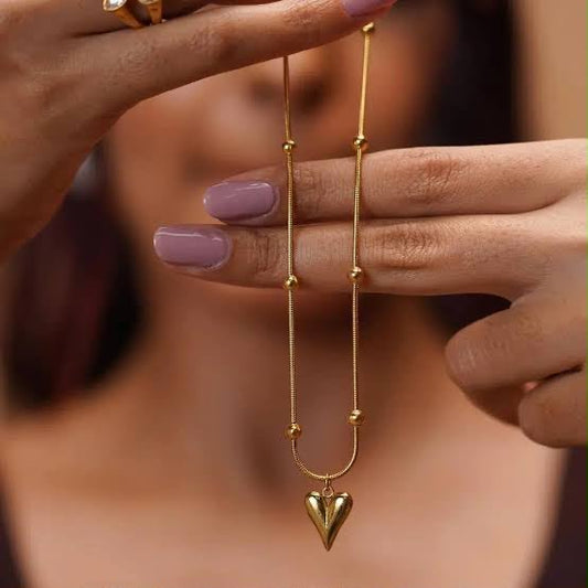 Golden Heart Necklace