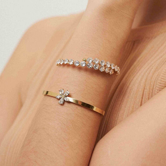 Zirconia Wrap Tennis Bracelet