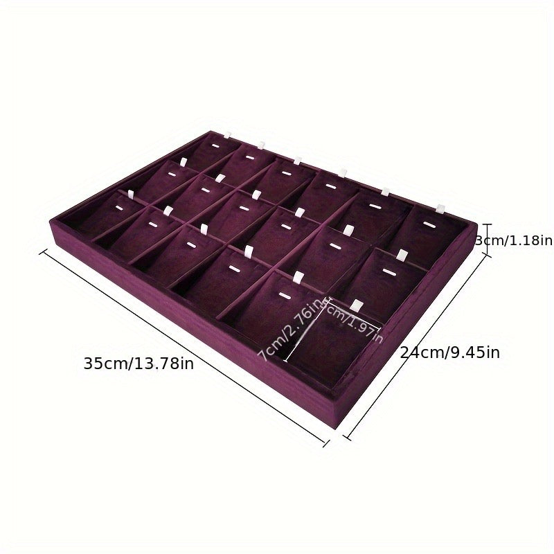 Necklace Display Tray (18 compartments)