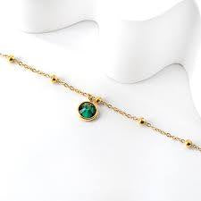 Emerald Anklet