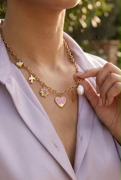 Chunky Charm Necklace