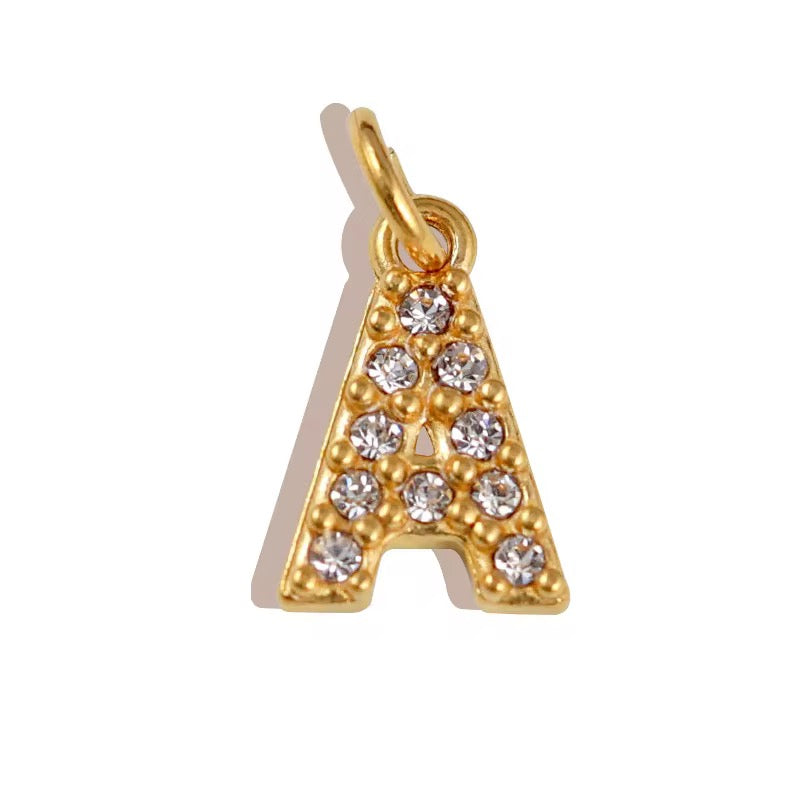 stone Alphabet charms