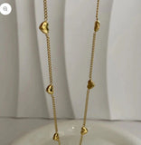Heart combo bracelet & necklace