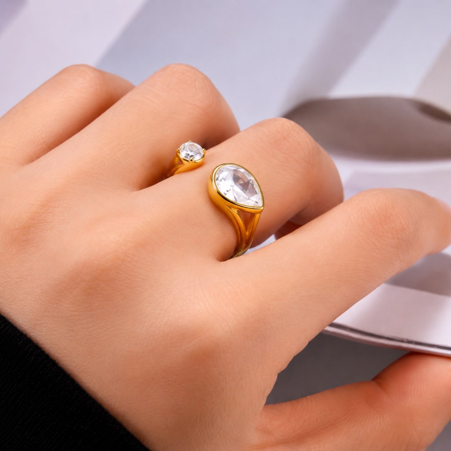 Stone Adjustable Ring