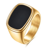 Black & white ring