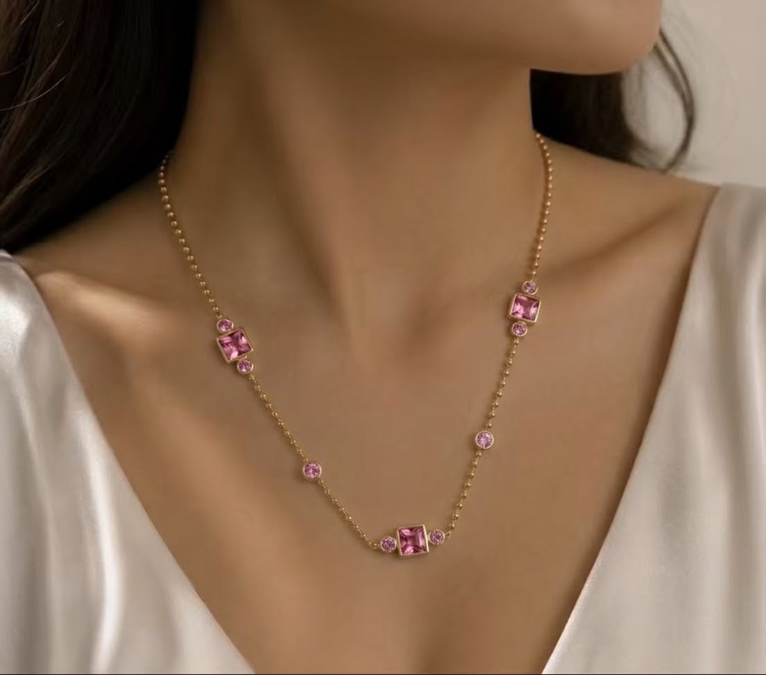 Chunky stoned Necklace