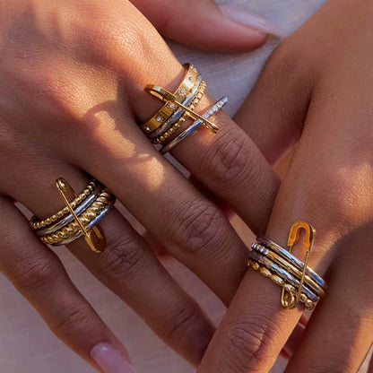 Safety Pin Ring