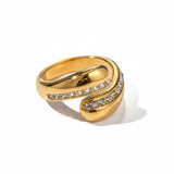 Luxury zarkoon adjustable ring