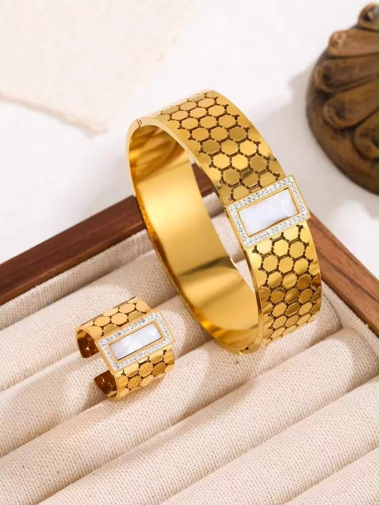 Bold Handcuff+Ring Set