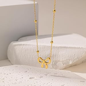 Bow  necklace