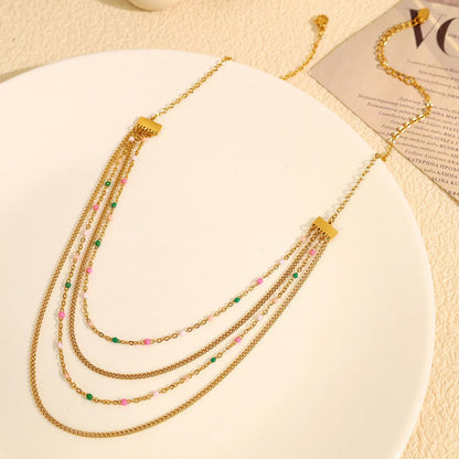 Elegant Multi Layered Necklace
