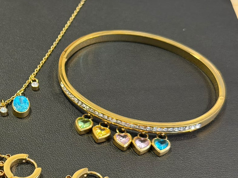 Multi Gemstone Handcuff