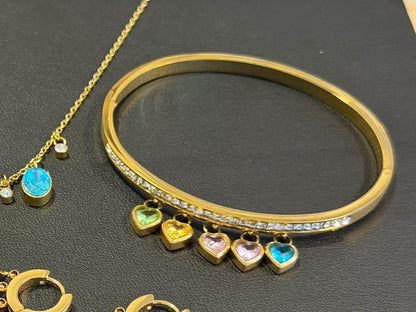 Multi Gemstone Handcuff