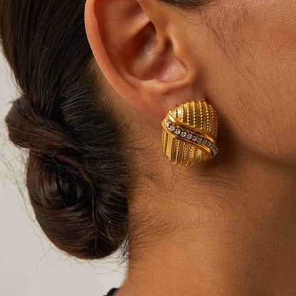 Stone earring