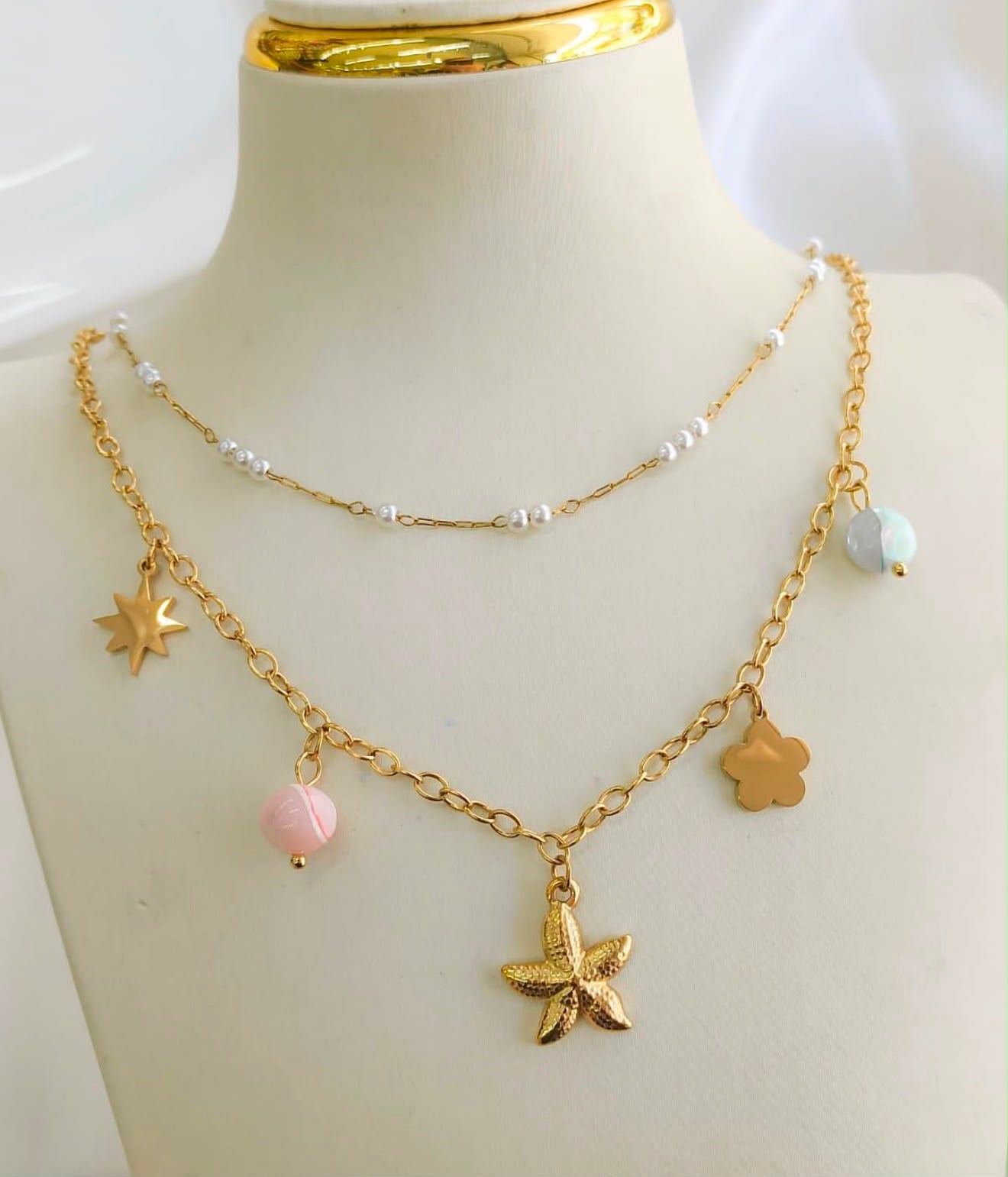 Chunky Charm Necklace