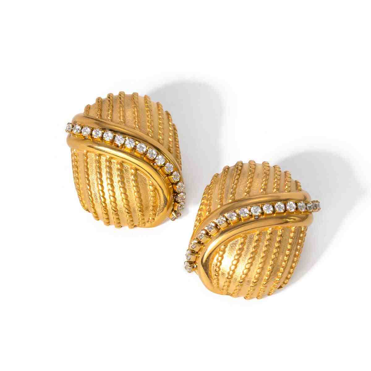 Stone earring