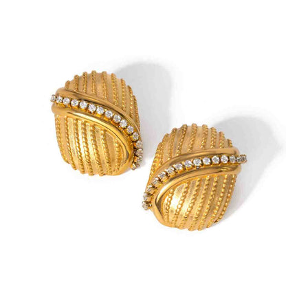 Stone earring