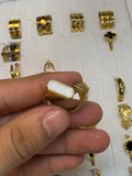 Tora black & white ring