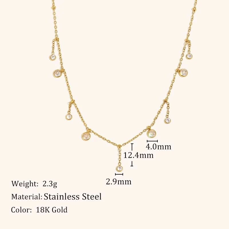 Necklace crystal