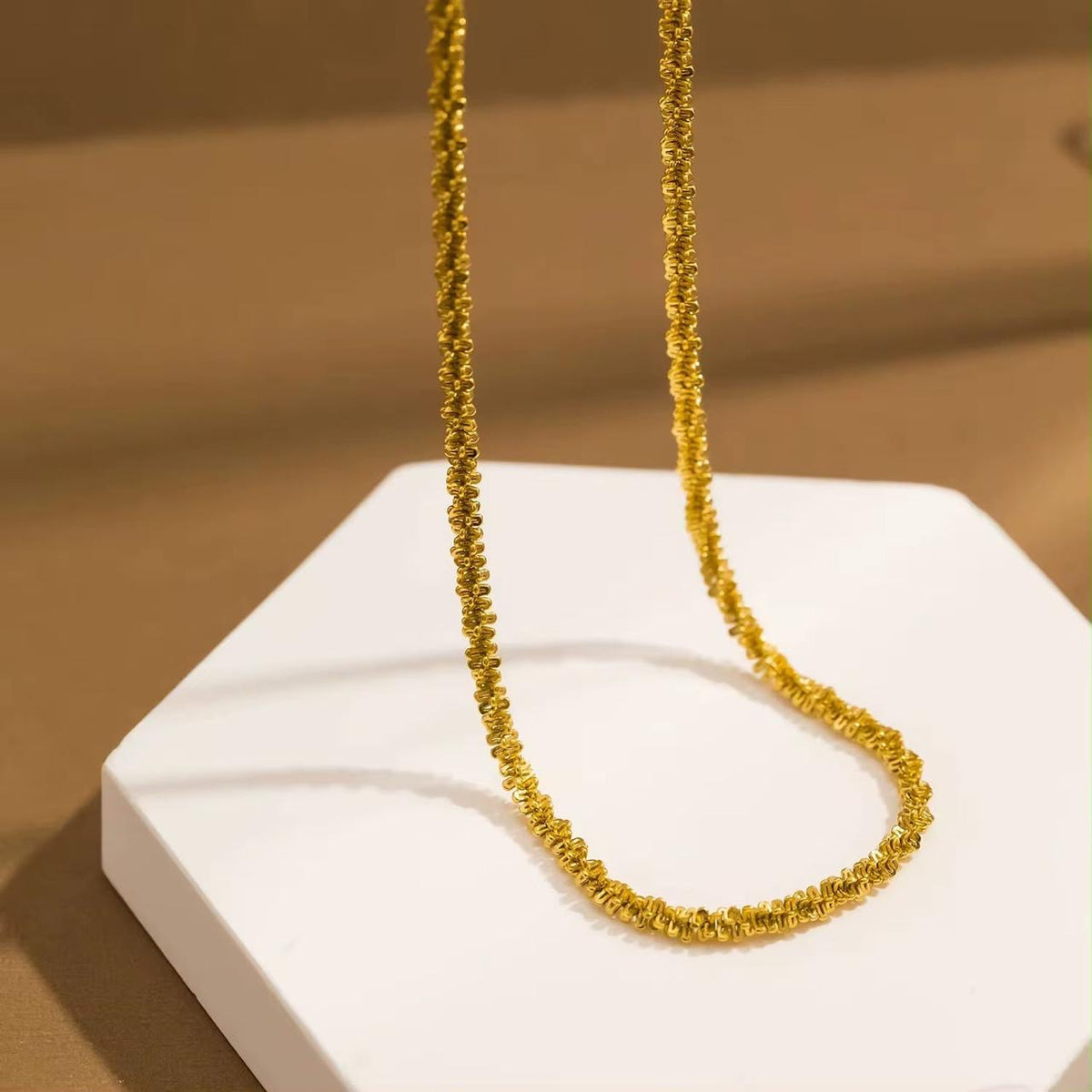 Golden Plain Necklace