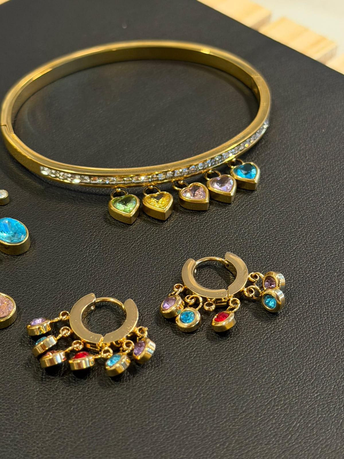Multi Gemstone Set (adjustable Ring)