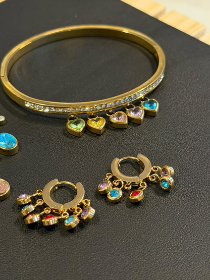 Multi Gemstone Set (adjustable Ring)