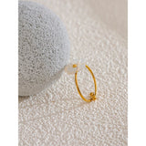 Flower adjectable ring
