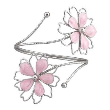 Flower Silver ArmCuff