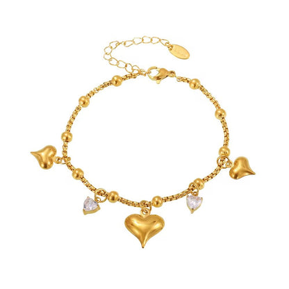 Chunky Heart Bracelet