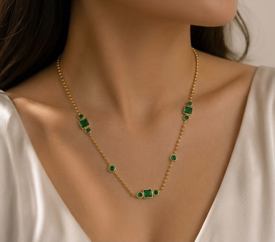 Chunky stoned Necklace