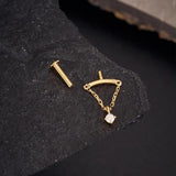 18k Helix/Tragus Dangle Earring