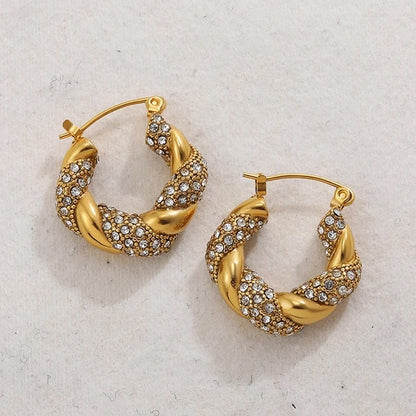 Chunky Stoned Earring