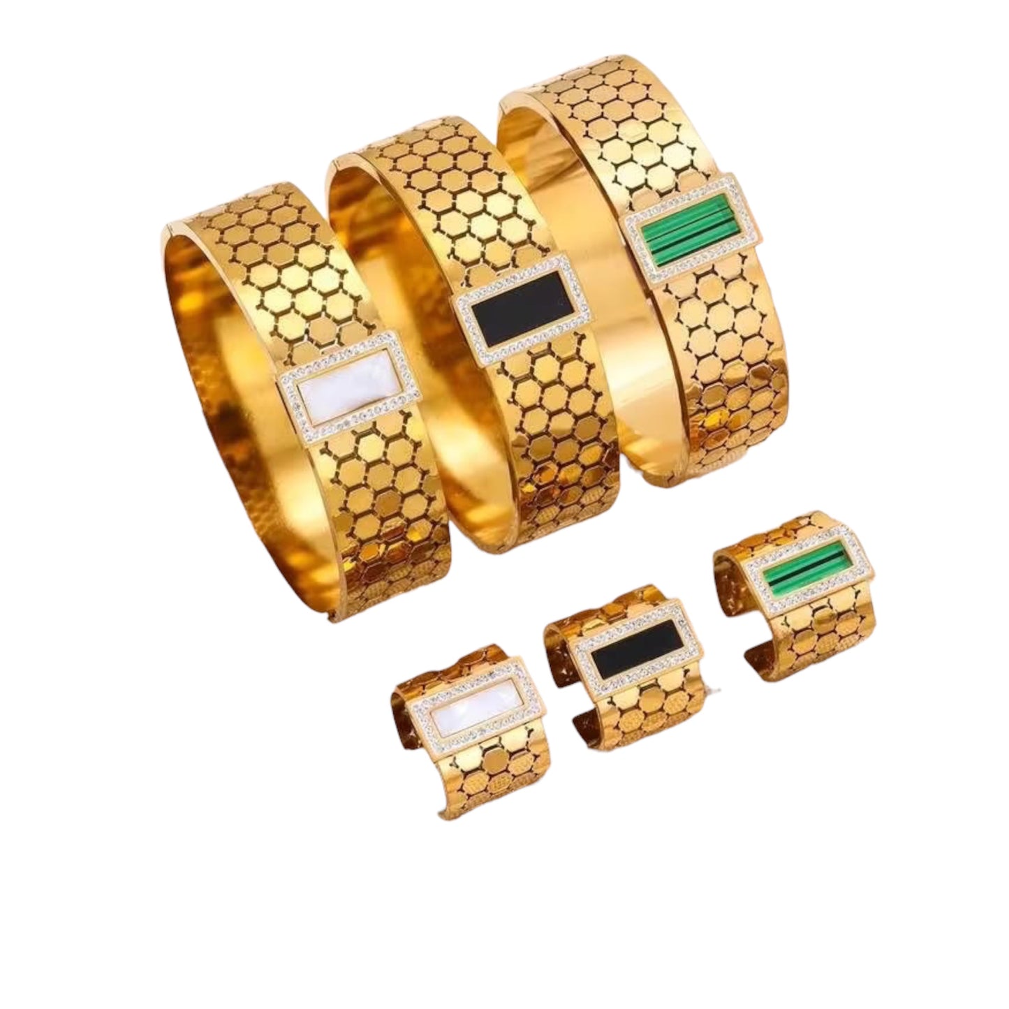 Bold Handcuff+Ring Set