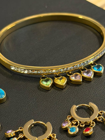 Multi Gemstone Handcuff