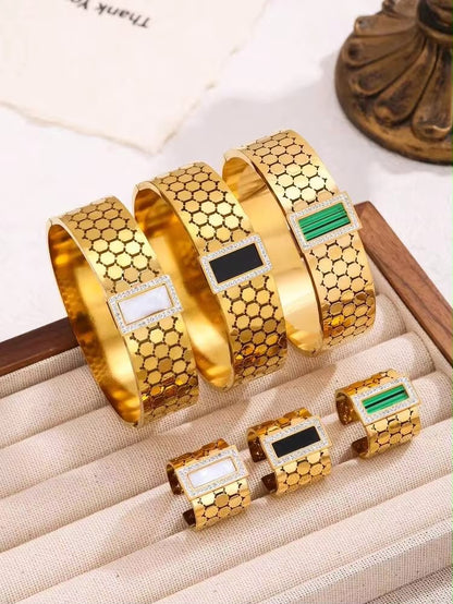 Bold Handcuff+Ring Set