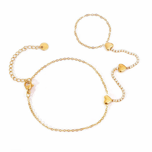 3 heart handchain