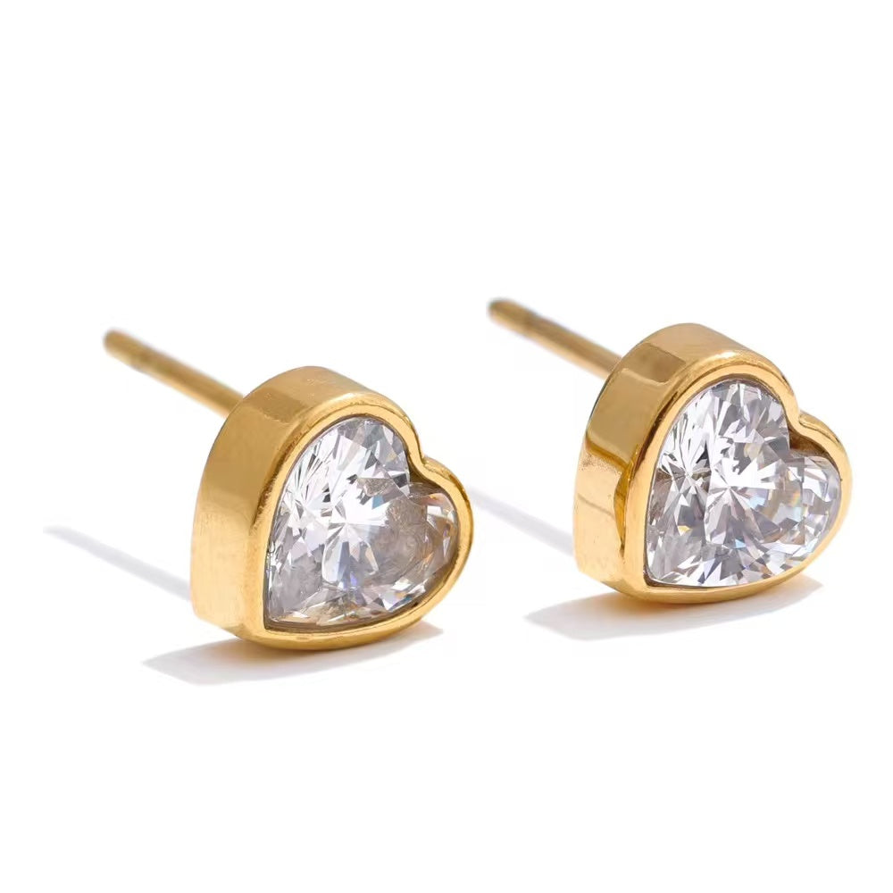 Heart stud