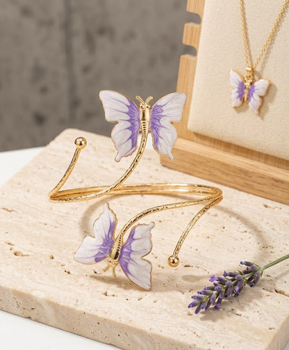 Lilac Butterfly ArmCuff