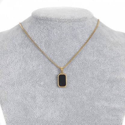 Solid Stone Necklace