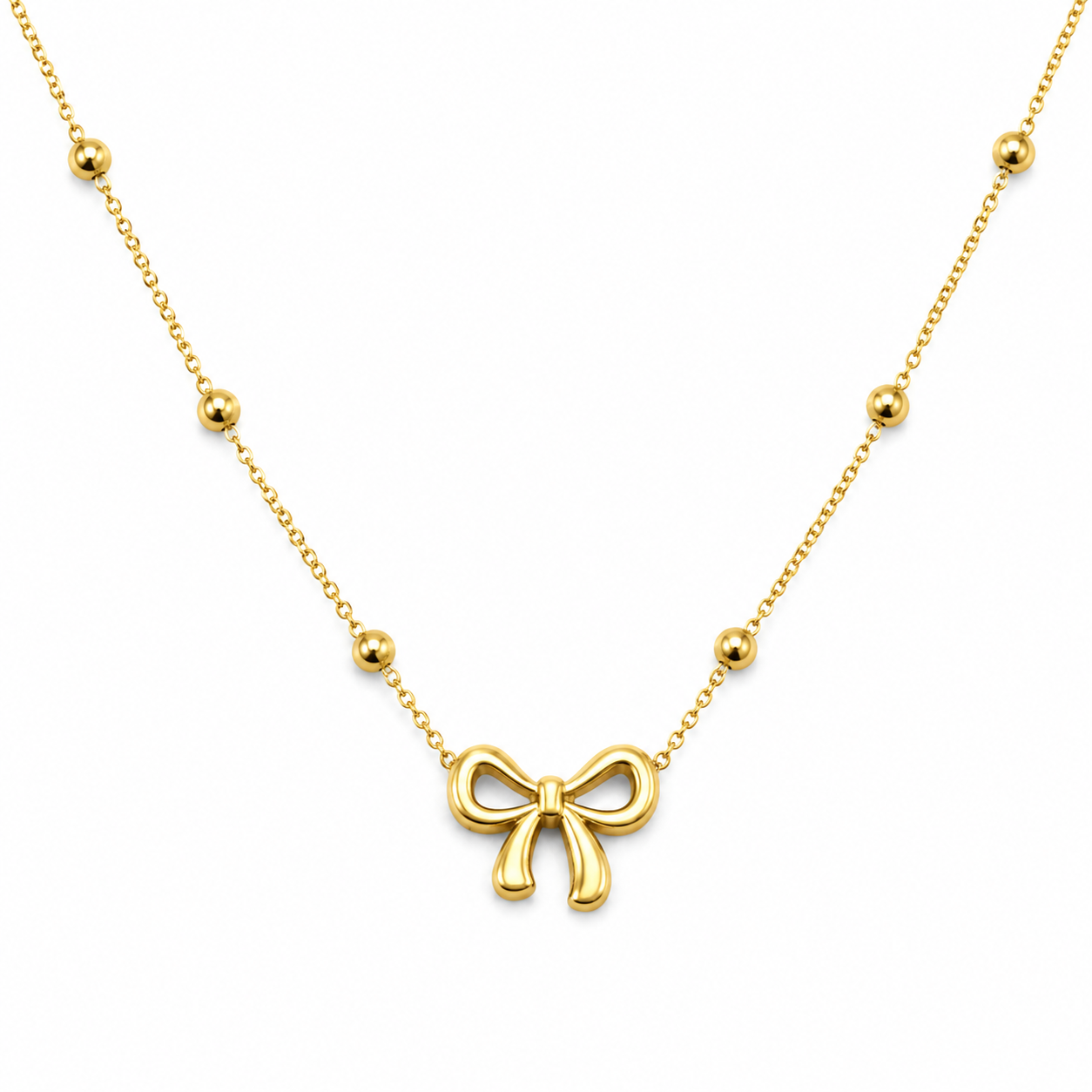 Bow  necklace