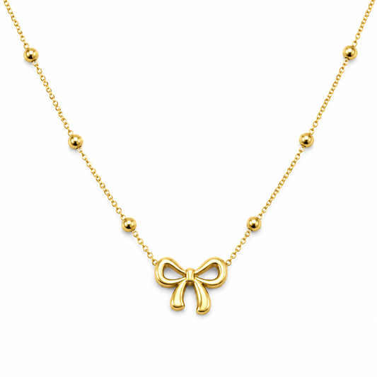 Bow  necklace