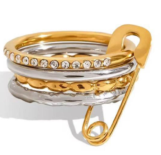 Safety Pin Ring