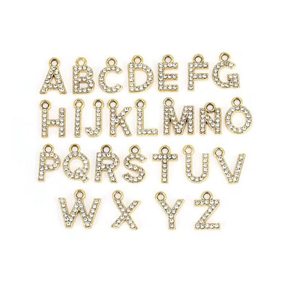 stone Alphabet charms