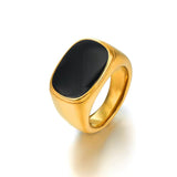 Black & white ring