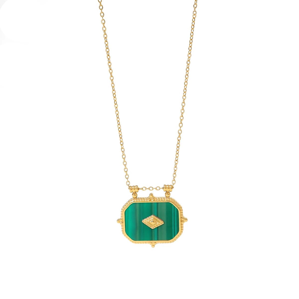 Retro Geometric Necklace