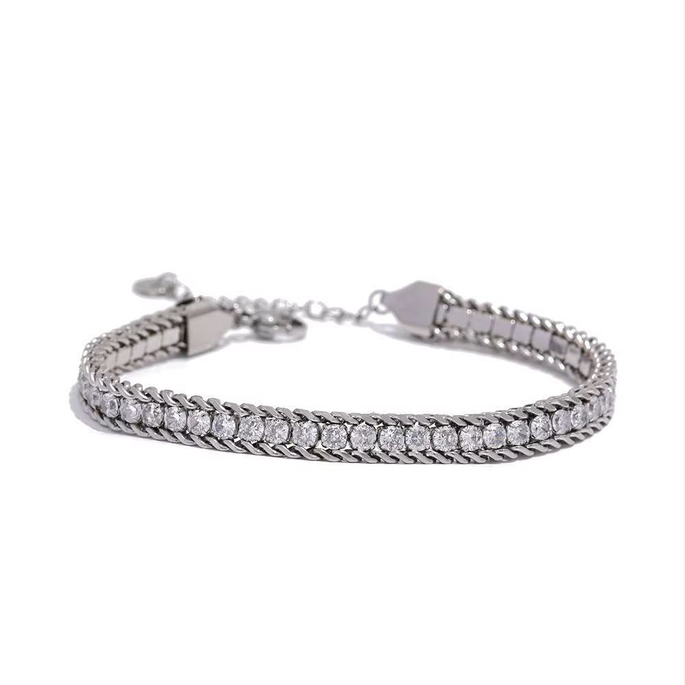 Silver Luster Bracelet