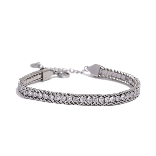 Silver Luster Bracelet